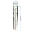 Mateda 5" Capacity Rain Gauge Glass Replacement Tube for Yard Garden Outdoor, Set of 2
