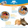 Pets Know Best HuggieKitty Cuddly Cat Toy, Soothing Sound & Warmth Help Relax & Comfort Your Pet- Purr & Heartbeat, Heating Pack- Orange