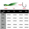 Shaddock Fishing Bucktail Jig Fluke Lures Saltwater Freshwater Fishing Baits Assorted Kit Bass Striper Bluefish Surf Fishing Size 1/4-2ounce Pack of 3