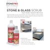Stone Pro Stone and Glass Scrub - Hard Water Stain Remover - Remove Spots on Glass, Natural Stone, Quartz, & Metal Fixtures (Pint)