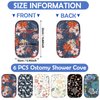 6 Pieces Ostomy Bag Covers Waterproof Ostomy Shower Cover Stretchy Lightweight Colostomy Bags Covers Shower Ostomy Wraps with Opening for Women Men Ileostomy Care Protector Odor Reducing Supplies