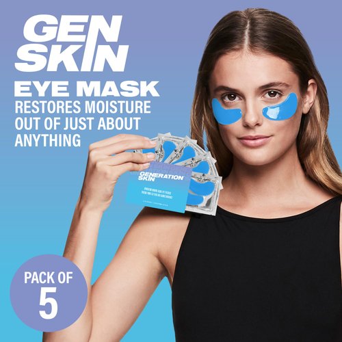 Generation Skin Eye Patches for Dark Circles and Puffiness, Under Eye Mask with Hyaluronic Acid and Marine Algae, Vegan and Cruelty-Free Under Eye Patches, Marine Algae Eye Masks, 5-Pack