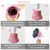 Universal Hair Diffuser, Hair Dryer Diffuser Attachment for Curly and Natural Wavy Hair, Professional Blow Dryer Diffuser, Adjustable from 1.4 Inch to 2.6 Inch (Pink)