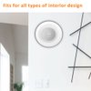 Wall Plate Made for The Nest Thermostat 2020 | Google Nest Thermostat Trim Kit Accessory | Easy Installation | Snow