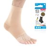 Neo-G Airflow Ankle Compression Sleeve - Sports, Daily Wear - Compression Ankle Brace, Tendonitis Support, Compression Ankle Support for Weak Ankles and Joint Pain - Airflow - S – Beige