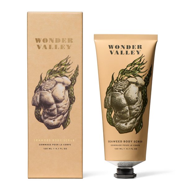 Wonder Valley - Seaweed Body Scrub | Vegan, Cruelty-Free, All Skin Types | Exfoliates and Softens Skin (4.1 fl oz | 120 ml)