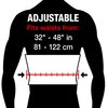 ACE Brand Deluxe Back Stabilizer with Lumbar Support, Perforated Neoprene Keeps You Cool and Your Skin Dry, Dual-Strap System, Repositionable Lumber Pad, Breathable, 32" to 48"