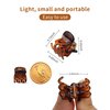 Mini Hair Clips - 72 Pcs for Women and Girls, Plastic, Small Claw Hair Clips with 3 Colors, Tiny