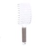 Hair Brush, Curved Paddle Detangling Hair Brush Massage Hairbrush Vent Styling Brush Big Bend Anti static Hair Comb for Curly Straight Hair (White)