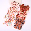 6PCS Thanksgiving Hair Bows for Women Fall Maple Leaf Turkey Hair Bow Clips Long Tail Orange Brown Bows Autumn Fall Accessories Thanksgiving Outfits Party Favors Holiday Gifts (Pattern A)