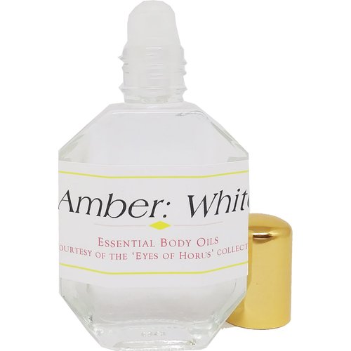 TCEShop Amber: White Scented Body Oil Fragrance [Roll-On - Clear - 1/2 oz.] - ID#5166