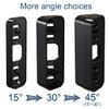All-new Blink Doorbell Corner Mount, Adjustable Angle (15/30/45 Degrees) Mount Kit for Blink Video Doorbell, Wider Viewing Range Blink Wedge Mount, Blink Doorbell is NOT Included(Black)