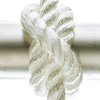 Seachoice 42531 Dock Rope for Boating - 3-Strand Twisted Nylon Dock Line, ⅜-Inch x 25 Feet, White
