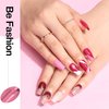 Morovan Fingernail Nail Polish Set: 15 Color Burgundy Red Fall Fingernail Polish Pink Air dry Regular Quick dry Nail Polish Pack 0.25oz Nail Polish Kit Gift for Women