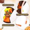 Thanksgiving Headband Cute Turkey Hairband for Girls Kids Funny Turkey Orange Bow Hair Hoop for Women Thanksgiving Day Costume Party Hair Decoration Festival Headdress Accessories 1PCS