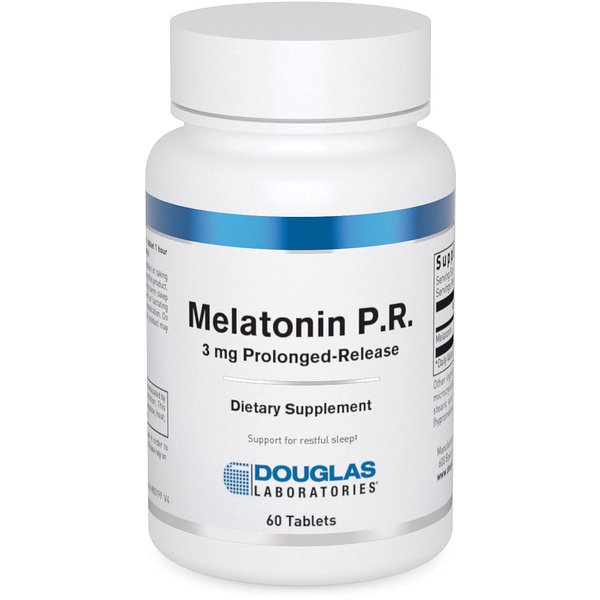 Douglas Laboratories Melatonin Prolonged Release - 3 mg Melatonin - Sleep Support Supplement - For Hormone Balance, Relaxation, Antioxidants & Immune System* - 60 Tablets
