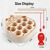 NAODONGLI Wooden Magnetic Fishing Game for Toddlers 1-3,Montessori Preschool Education Activities Fishing Toys Learning Fine Motor Skills Best Birthday Gift for 3 4 5 Year Old Boys Girls
