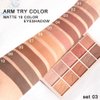 AMY'S DIARY 10 Colors Matte Nude Eye Shadow Palette Makeup, High Pigmented Eyeshadow Palette, Neutral Eye Palette Blendable Long Lasting For Woman (01)