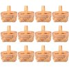 Cabilock 12pcs Mini Dollhouse Miniature Basket - Mini Woven with Handle Baskets Miniature Food Dollhouse Accessories for Props Model Party Favors Crafts Decor