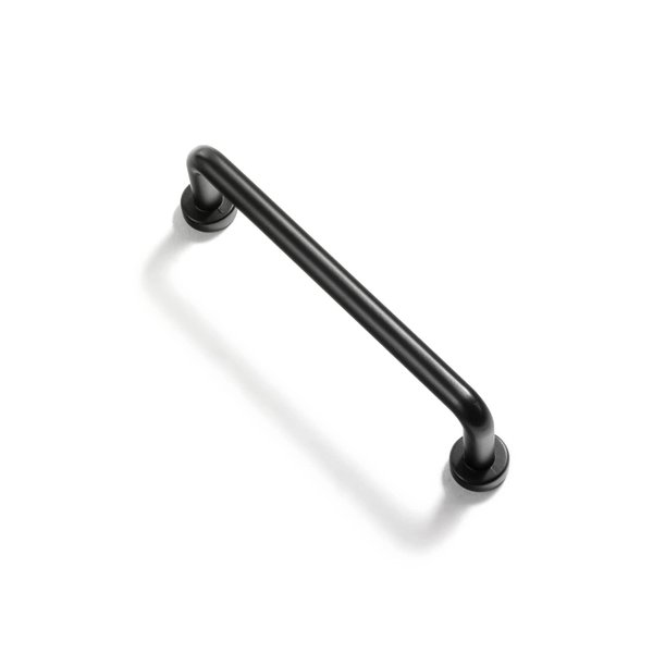 Goo-Ki 6 Pack 3 3/4" Center to Center Matte Black Modern Cabinet Pulls Solid Contemporary Home Improvement Hardware Brushed Drawer Pulls Zinc Alloy Kitchen Handles