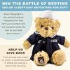ZZZ Bears Military, Police and Fireman Teddy Bears Plush Toys to Honor, Protect and Cuddle at Bedtime (Navy Crackerjack Uniform)