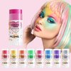 MIESCHER Silver Face Paint Stick Hair Body Stick Temporary Color Dyeing Makeup Waterproof Cream Pencil for Women Girls, Fun Pearlescent Rainbow Face Painting Sticks for Christmas Party Cosplay, 08