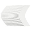 Sunshine Tape Quick Aggressive Hairpiece Wig Tape (36 Pieces) - A Curve - Double Sided Adhesive Tape for Toupee Lace Front Wig Strong Hold Waterproof Strips