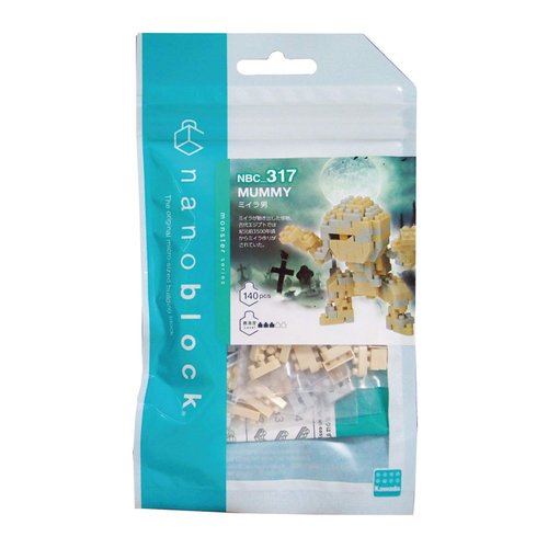 nanoblock - Monsters - Mummy, Collection Series Building Kit