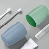 Lpdphanxfkx 4 Pcs Modern Toothbrush Cup Plastic Tumbler Cup Unbreakable Toothbrush Holder Mug Gargle Washing Cup for Home Bathroom Travel