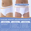 3-Pack Men's Maximum Absorbency Washable Reusable Bladder Control Briefs White Small (Waist 30-32)