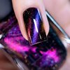 ILNP High Roller - Black-Based Purple Magnetic Holographic Nail Polish