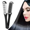 Hair Straightener Brush, Professional V Shaped Clamp Styling Comb Hair Straightening Comb Hairdressing Tool Daily Hair Care for Home Hair Salon Barber Shop and Travel Use
