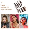 4pcs Braided Hair Extensions Clip in Braid Hair Extensions Braids Braided Hair Piece for Women Daily Wear Hair Accessories Afro Braid Ponytail Approx