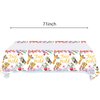 Fenghu 2 Pack Two Wild Tablecloth, Two Wild Birthday Party Supplies Decorations for Girl–Two Wild Party Table Cover Safari Jungle Theme 2nd Birthday Decorations(70.8" x 42.5")