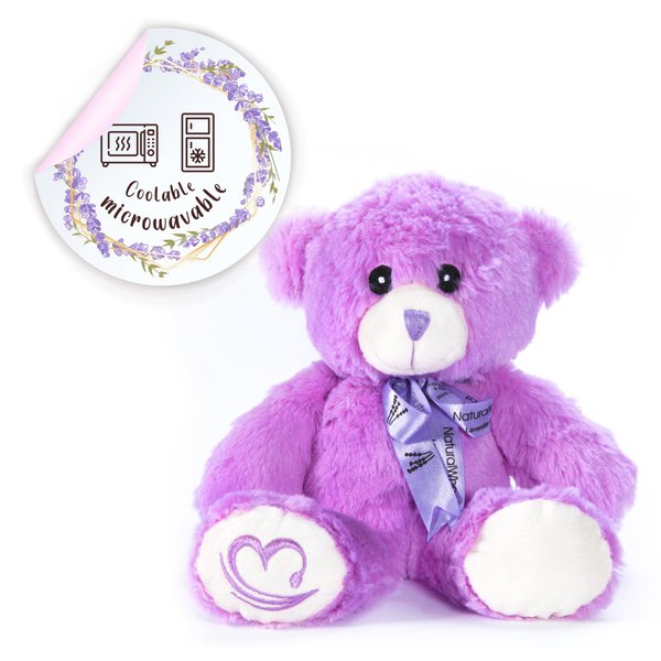 Microwavable Stuffed Animal, Lavender Stuffed Animals for Anxiety, Microwave Heating Pad for Bedtime, Cuddle Gifts for Women, Teens, Girls and Boys