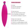 UPruyo Pink Braiding Hair Pre Stretched Kanekalon Braiding Hair Extensions for Braiding Box Braids Synthetic Knotless Prestretched Pre Sectioned Braiding Hair Pink 26 inch