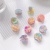 Generic Mini Shell Hair Clip,Small Claw Clip for Women,Acetate Hair Clip,Small Hair Clip,Blue, 1 Count (Pack of 2)