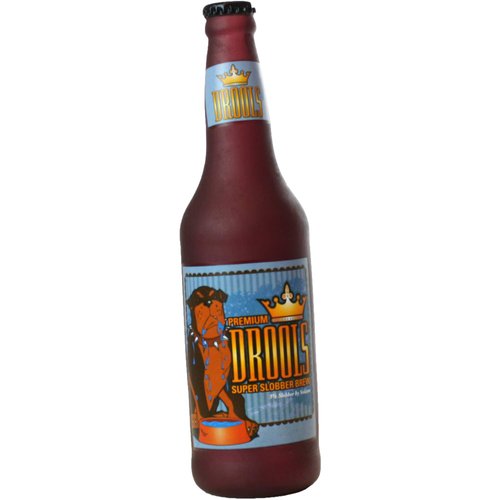 SILLY SQUEAKERS– Beer Bottles- Drools - Dog Toy - 100% Vinyl. Made Durable &amp; Strong. Novelty Play...