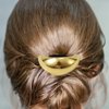 4pcs Metal Hair Ties, Gold Hair Cuffs Metal Elastic Hair Ties Ponytail Headband Metal Hair Tie Pony tail Hair Cuffs Fashionable Women Hair Accessories