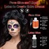 SFX Makeup Halloween Special Effects Makeup Kit with Face Paint, Face Glue Adhesive, Washable Fake Blood ,Scar Wax, Liquid Latex, Face Paint Brushes for FX Cosplay Costume Halloween Deco