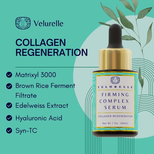 FirmingComplex Face Serum - Collagen Regeneration - Matrixyl 3000, Syn-TC, Hyaluronic Acid, Brown Rice Ferment Filtrate, Edelweiss Extract