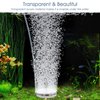 hygger Air Stones for Aquariums, Transparent Acrylic Fish Tank Bubbler Kit with Air Tube, Ultra Silent Bubble Stone Super-High Dissolved Oxygen Diffuser for Aquarium Fish Tank and Hydroponic