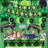 Video Game On Theme Birthday Party Decorations Set Happy Birthday Banner Balloons Tablecloth Foil Curtain Cake Toppers For Birthday Party, Boys Party, Family Party Supplies