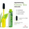 Clevone | Mascara Green Tea | Waterproof | Regenerator | High Volume | 3D Effect | Hypoallergenic | 2 PACK