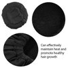 Eactive Cordless Deep Conditioning Heat Cap - Hair Styling and Treatment Steam Cap | Heat Therapy and Thermal Spa Hair Steamer Gel Cap - Black Universal