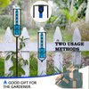 Rain Gauge, Freeze Proof Rain Gauge Outdoor with Stake, Upgrade Water Rain Meter, Rain Measure Gauge for Yard, Adjustable Rain Gauges Outdoors Best Rated, Detachable Rain Gauge for Lawn,Garden