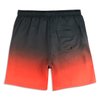 Boys Black Red Ombre Swim Trunks with Boxer Brief Liner Anti Chafe No Binding Swimming Shorts Compression Lined 4-Way Stretchy UPF Quick Dry Bathing Suit Size 14-16