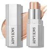 SACE LADY Highlighter Makeup Stick, Cream Glow Shimmer for a Radiant Finish, Easy to Blend & Long-Lasting Highlight Make Up for Face Eyes Lips (02 Sunset Glow, 1pc)