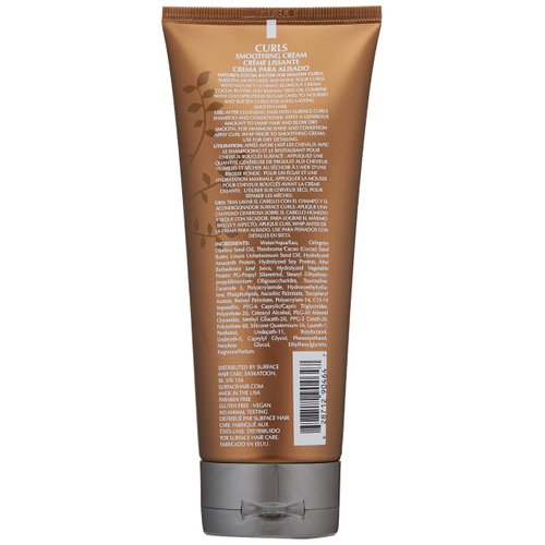 Surface Curls Smoothing Cream - Natural Cruelty-Free Moisture, Shine and Softness, 7 oz.
