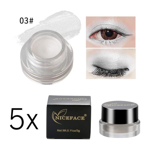 5Pcs Cosmetic Eyliner Eyeshadow Powder Puff Foundation